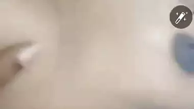 Big boobs wife sharing with husband friend on video call