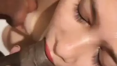 Thick dick blowjob by horny Indian sex girl