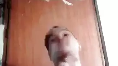 Chubby Bhabhi bathing and fingering