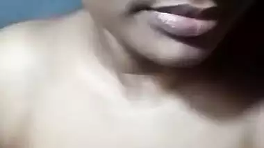 Bengali wife in bathroom shows nude body before bathing