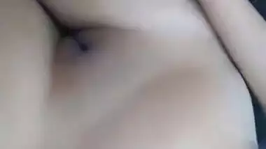 Super cute girl showing her sexy boobs