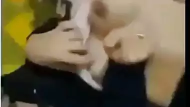 Guy records his Pakistani porn while fucking his hijabi GF