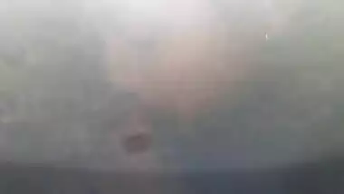 Beautiful girl giving blowjob outdoor when they gone for jungle trip