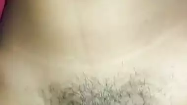 Tight Indian hairy pussy fucked by lover