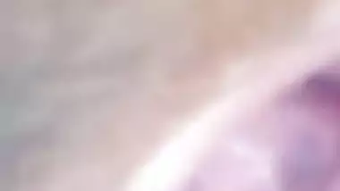 Desi village XXX bitch shows her naked pussy on video call with lover MMS